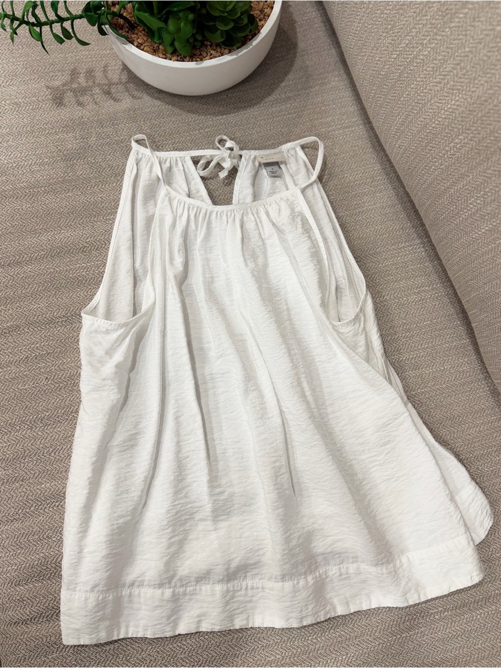 a new day White Tie-Back Sleeveless Camisole Tank